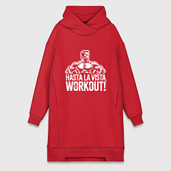 Женская толстовка-платье Arnold - hasta la vista workout