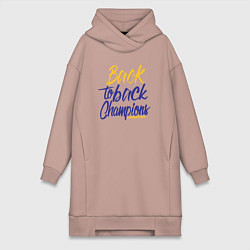 Женская толстовка-платье Golden State back to back