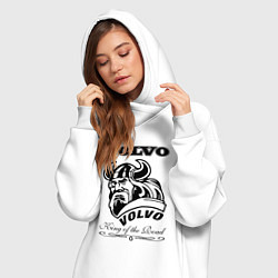 Женское худи-платье Volvo viking, цвет: белый — фото 2