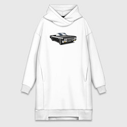 Женская толстовка-платье Кабриолет
