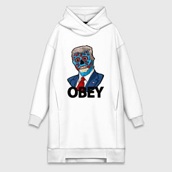 Женская толстовка-платье Trump obey