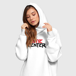 Женское худи-платье Игровой центр, цвет: белый — фото 2