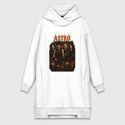 Женская толстовка-платье Astro в стиле хэви метал