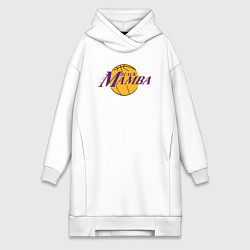 Женское худи-платье Black mamba, цвет: белый