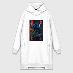 Женская толстовка-платье Дракон на Колесах