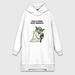 Женская толстовка-платье Сила в чтении