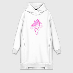 Женское худи-платье Барби Яга, цвет: белый