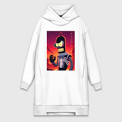 Женская толстовка-платье Веном Бендер - мем