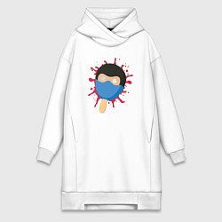 Женская толстовка-платье Sub-zero ice cream