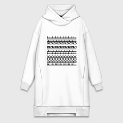 Женская толстовка-платье Fuck this shit pattern