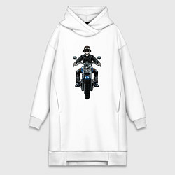 Женская толстовка-платье Skeletor racer