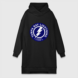 Женское худи-платье HC Tampa Bay Lightning, цвет: черный