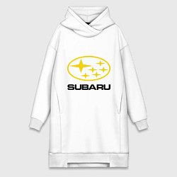 Женская толстовка-платье Subaru Logo