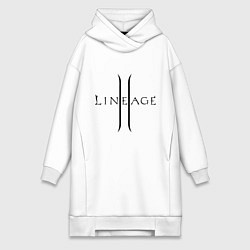 Женская толстовка-платье Lineage logo