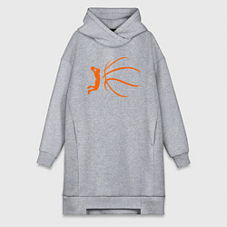 Женская толстовка-платье Баскетбол - это моя жизнь