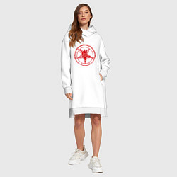 Женское худи-платье Flanders Pentagram, цвет: белый — фото 2