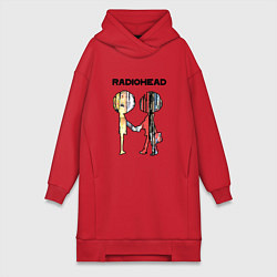 Женская толстовка-платье Radiohead Peoples