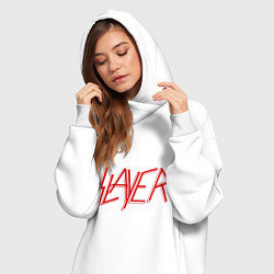 Женское худи-платье Slayer, цвет: белый — фото 2