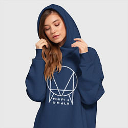 Женское худи-платье OWSLA, цвет: тёмно-синий — фото 2