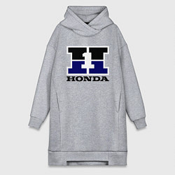 Женское худи-платье Honda, цвет: меланж