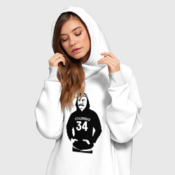 Женское худи-платье Stalingrad 34, цвет: белый — фото 2