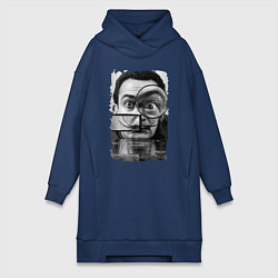 Женская толстовка-платье Абстракция Дали