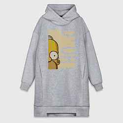 Женская толстовка-платье Homer Doh!