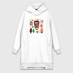 Женская толстовка-платье Moscow Pack