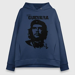 Толстовка оверсайз женская Che Guevara, цвет: тёмно-синий