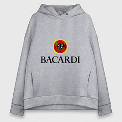 Толстовка оверсайз женская Bacardi, цвет: меланж