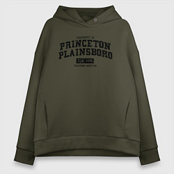 Толстовка оверсайз женская Princeton Plainsboro, цвет: хаки