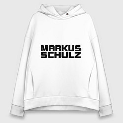 Толстовка оверсайз женская Markus Schulz, цвет: белый