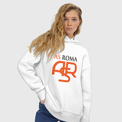 Толстовка оверсайз женская Roma ASR, цвет: белый — фото 2