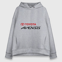 Толстовка оверсайз женская Toyota Avensis, цвет: меланж