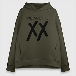 Толстовка оверсайз женская We are the XX, цвет: хаки