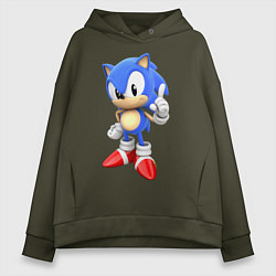Женское худи оверсайз Classic Sonic