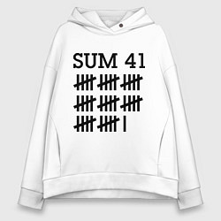 Женское худи оверсайз Sum 41: Days