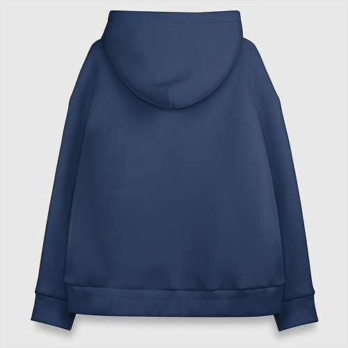 Женское худи оверсайз Fortnite радужный надувной единорог / Тёмно-синий – фото 2