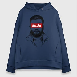 Толстовка оверсайз женская Basta Supreme, цвет: тёмно-синий