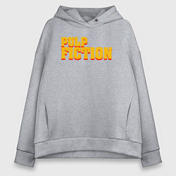 Толстовка оверсайз женская Pulp Fiction, цвет: меланж