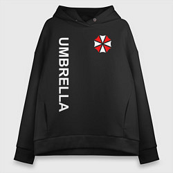 Толстовка оверсайз женская UMBRELLA CORP, цвет: черный