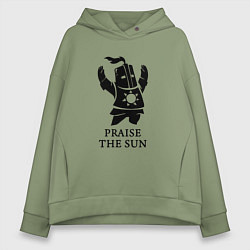 Толстовка оверсайз женская Praise the Sun, цвет: авокадо