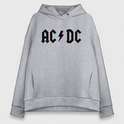 Женское худи оверсайз AC/DC