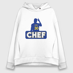 Толстовка оверсайз женская Curry, цвет: белый