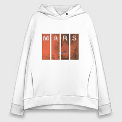 Толстовка оверсайз женская Mars, цвет: белый