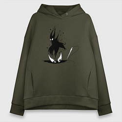 Толстовка оверсайз женская Hollow Knight, цвет: хаки