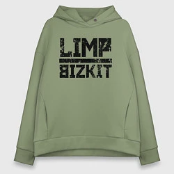 Толстовка оверсайз женская LIMP BIZKIT, цвет: авокадо