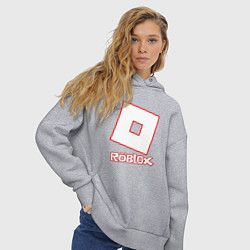 Толстовка оверсайз женская ROBLOX, цвет: меланж — фото 2