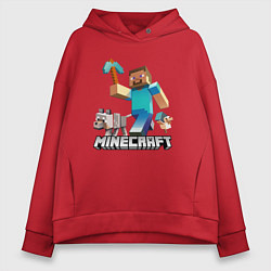 Женское худи оверсайз MINECRAFT