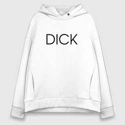 Толстовка оверсайз женская DICK, цвет: белый